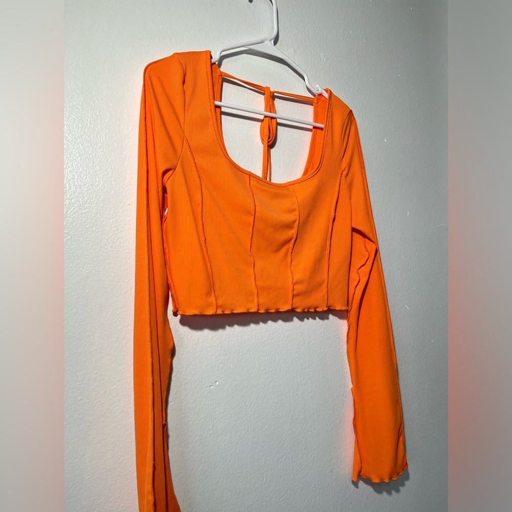 Shein orange top